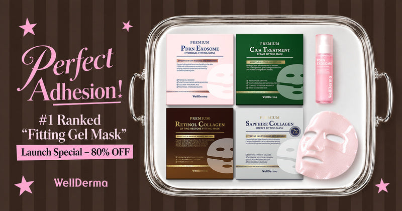Perfect Adhesion! #1 Ranked "Fitting Gel Mask" Launch Special – 80% OFF [WellDerma]
