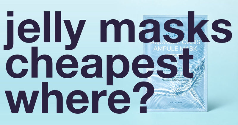 K-Beauty “Jelly” Masks Are the New Trend: Where Is the S.NATURE SUPER AQUAGEL OASIS AMPULE MASK Cheapest?