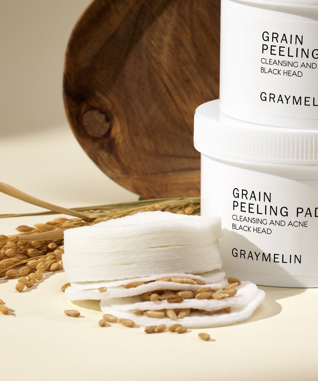 piyonna Grain Peeling Skin Pad 70 Sheets Soins visage Coffret soin