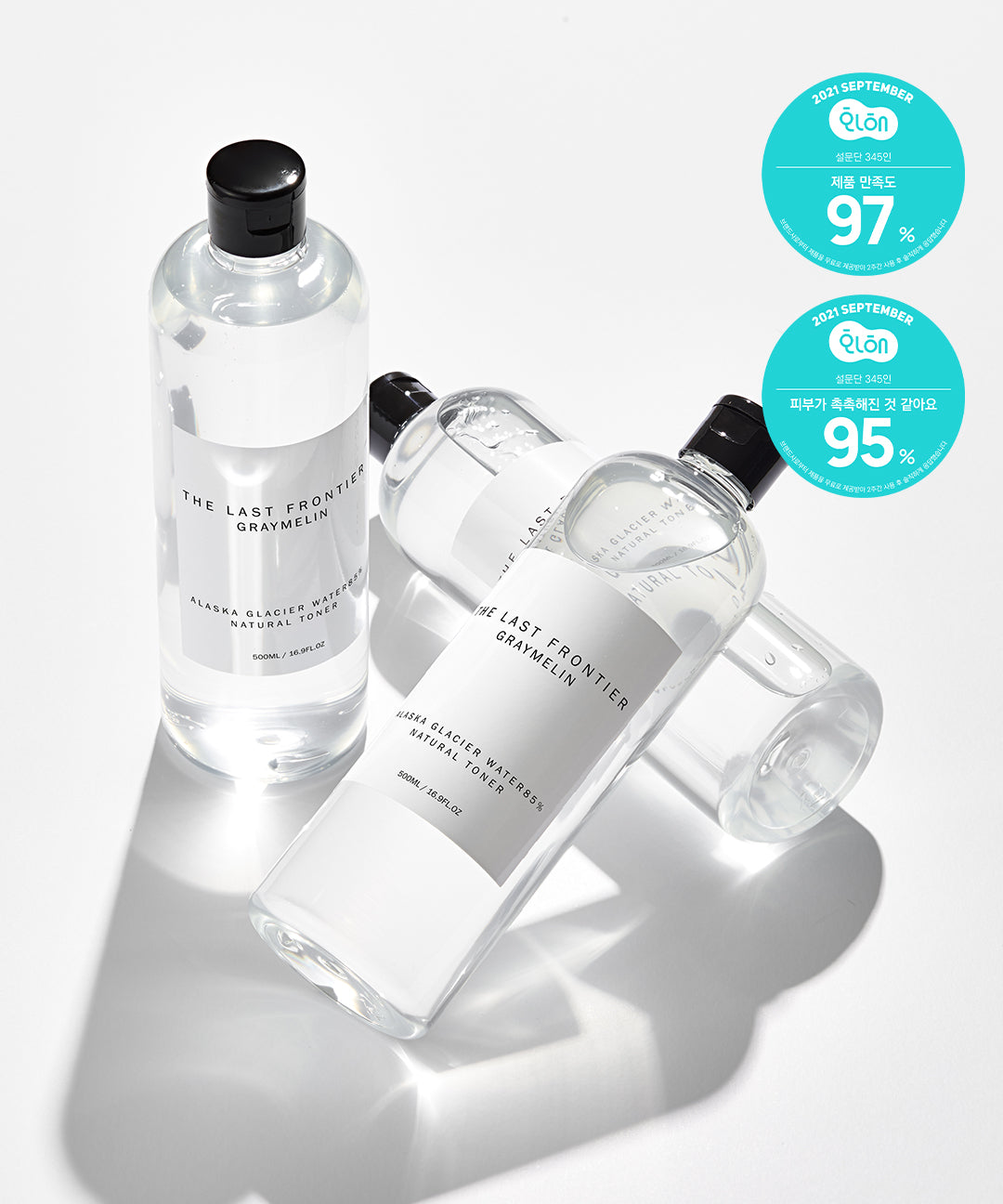 piyonna Alaska Natural Toner 500ml Soins visage Toner Lotion tonique