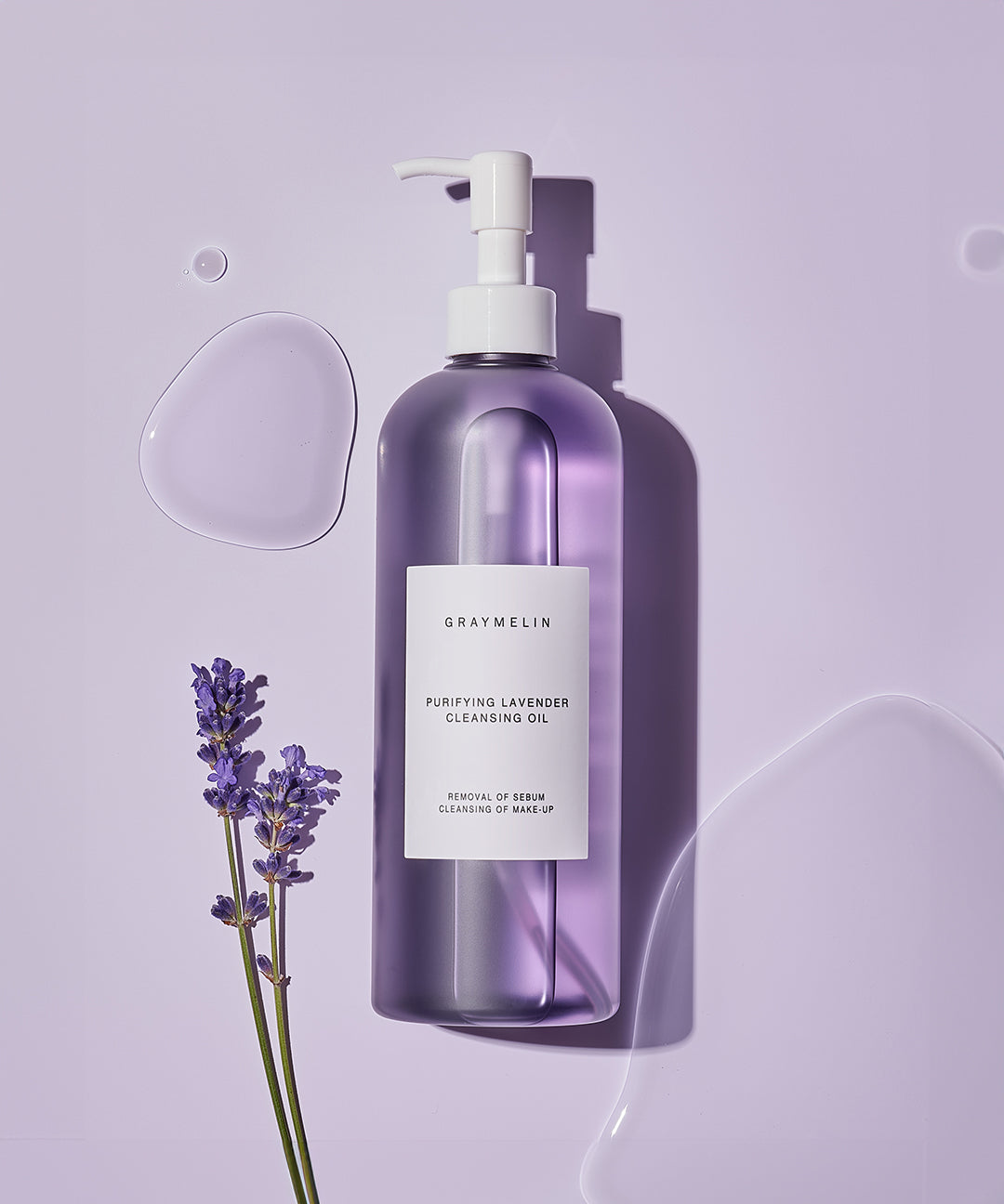 piyonna Purifying Lavender Cleansing Oil 400ml Soins visage Démaquillage Huile dém.
