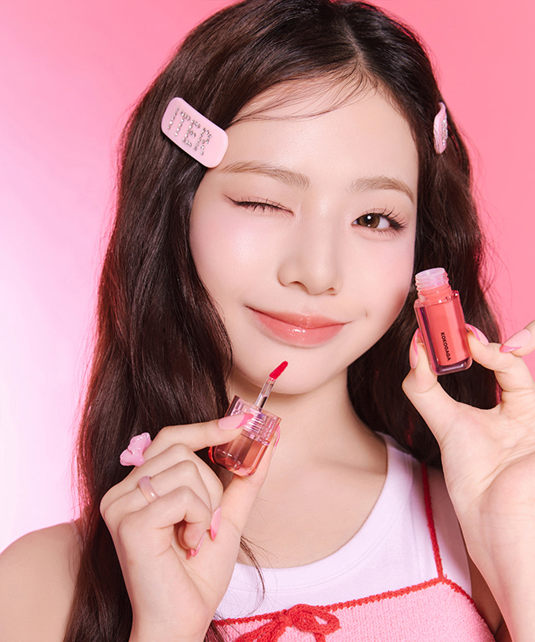 piyonna Nyang Jelly Glow Tint 10 Colors Maquillage Lèvres Encre à lèvres