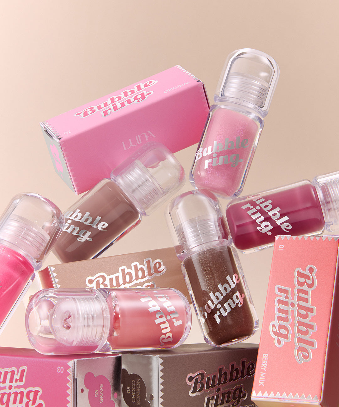 piyonna Mary Jane Bubbling Gum Gloss Maquillage Lèvres Gloss