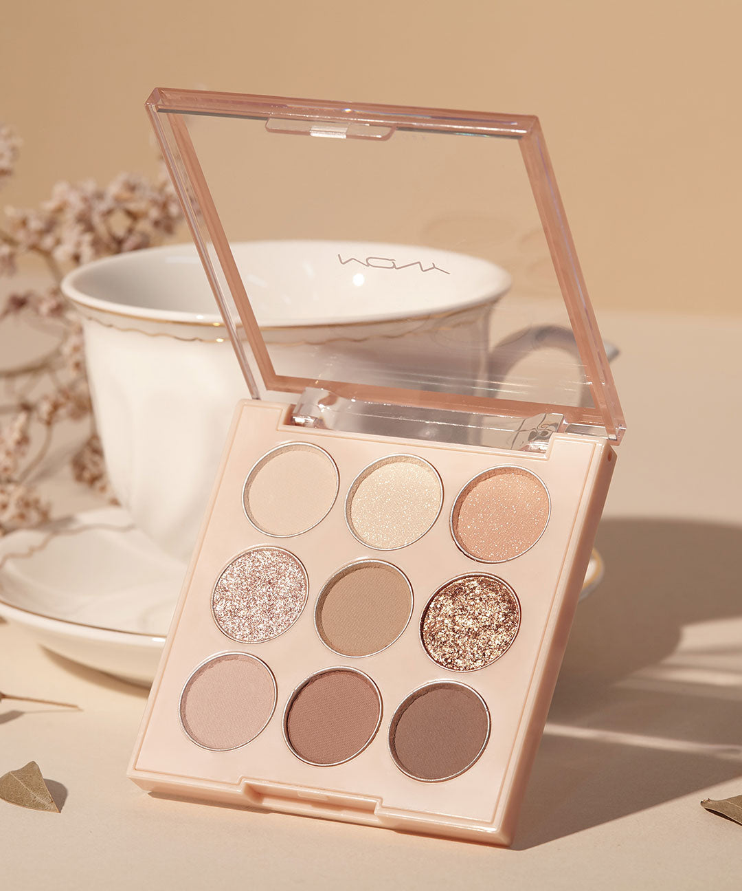 piyonna Sparkling Glitter Eye Palette – Shimmer, Nude Tone Mood, 9g Makeup Eye Makeup Eye Shadow