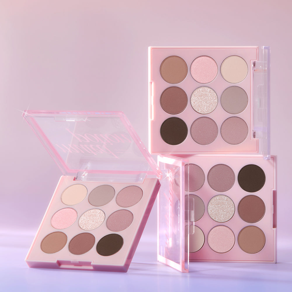 piyonna Shade Mood Eye Palette (9 Colors) – Glitter Makeup, Contour Shades, 4 Textures Makeup Eye Makeup Eye Shadow