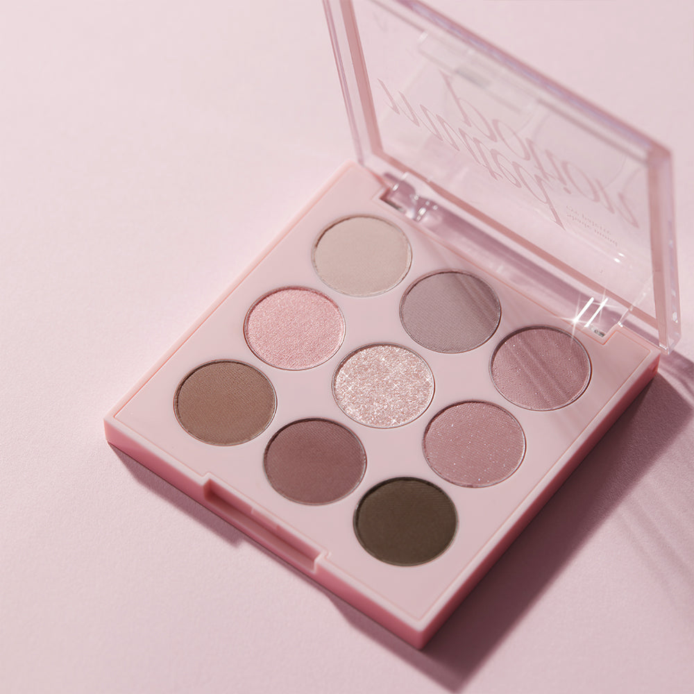 piyonna Shade Mood Eye Palette (9 Colors) – Glitter Makeup, Contour Shades, 4 Textures Makeup Eye Makeup Eye Shadow