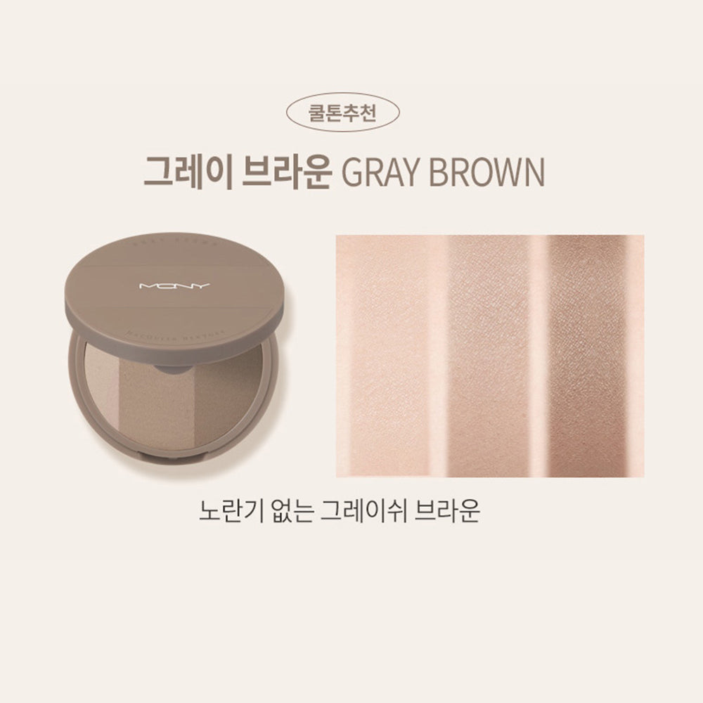 piyonna Palette Contour 3 Couleurs – Contouring nez & illuminateur (9g) Maquillage Blush & Contour Contouring