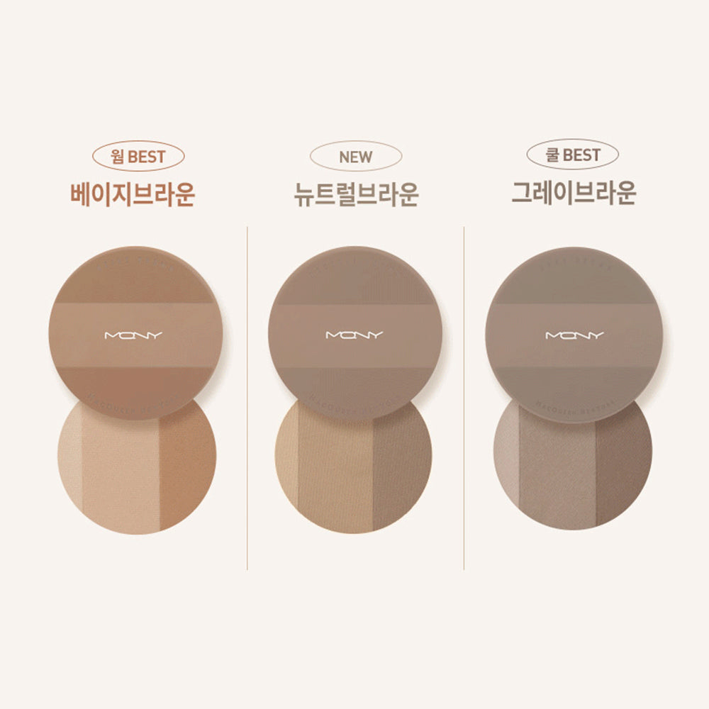 piyonna Palette Contour 3 Couleurs – Contouring nez & illuminateur (9g) Maquillage Blush & Contour Contouring