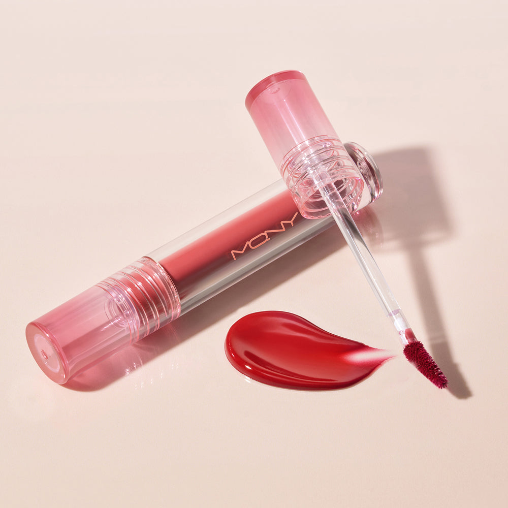 piyonna MACQUEEN NEW YORK Juicy Fit Tint 5 Colors / Long-Lasting Glossy Water Tint / Glow Lip Tint Maquillage Lèvres Encre à lèvres
