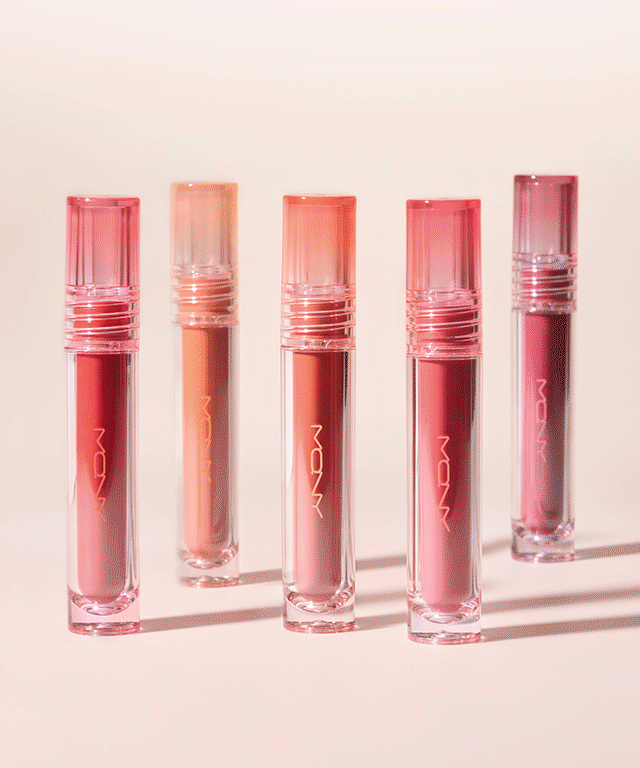 piyonna MACQUEEN NEW YORK Juicy Fit Tint 5 Colors / Long-Lasting Glossy Water Tint / Glow Lip Tint Maquillage Lèvres Encre à lèvres