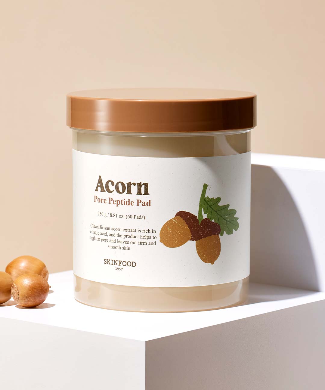 piyonna ACORN PORE PEPTIDE PAD Face Care Toner Toner Pad