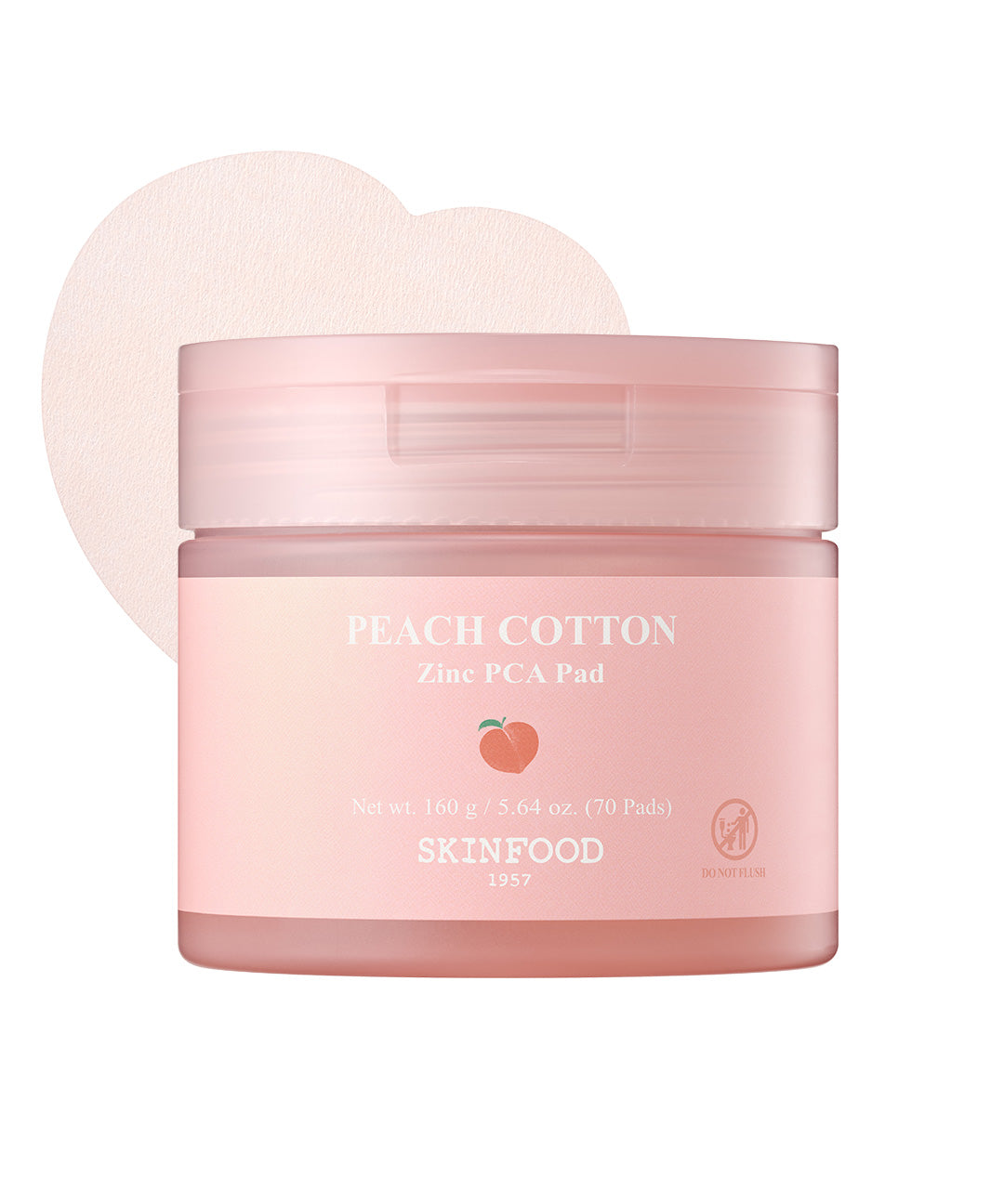 piyonna PEACH COTTON ZINC PCA PAD Face Care Toner Toner Pad