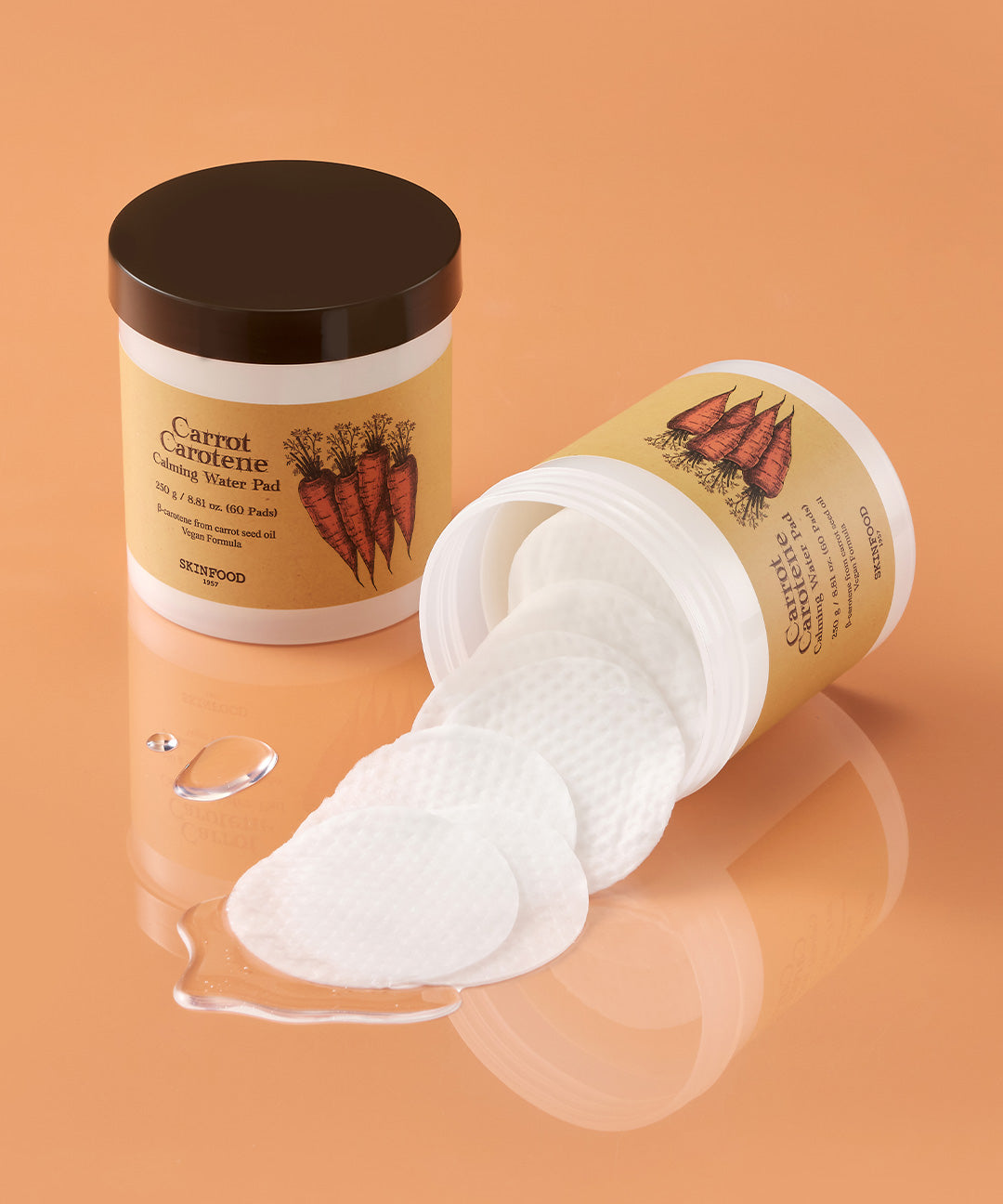 piyonna CARROT CAROTENE CALMING WATER PAD Face Care Toner Toner Pad