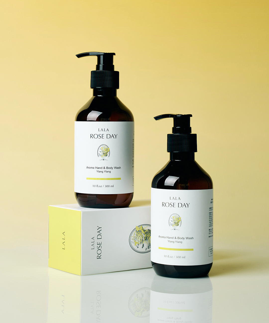 piyonna Lalaroseday Aroma Hand and Body Wash Ylang Ylang 300ml Cheveux & Soins corps Soin du corps Gel douche