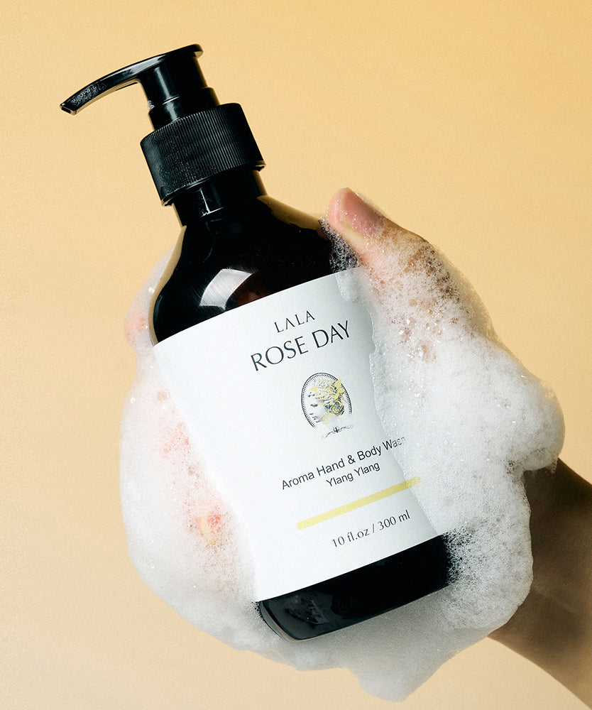 piyonna Lalaroseday Aroma Hand and Body Wash Ylang Ylang 300ml Cheveux & Soins corps Soin du corps Gel douche