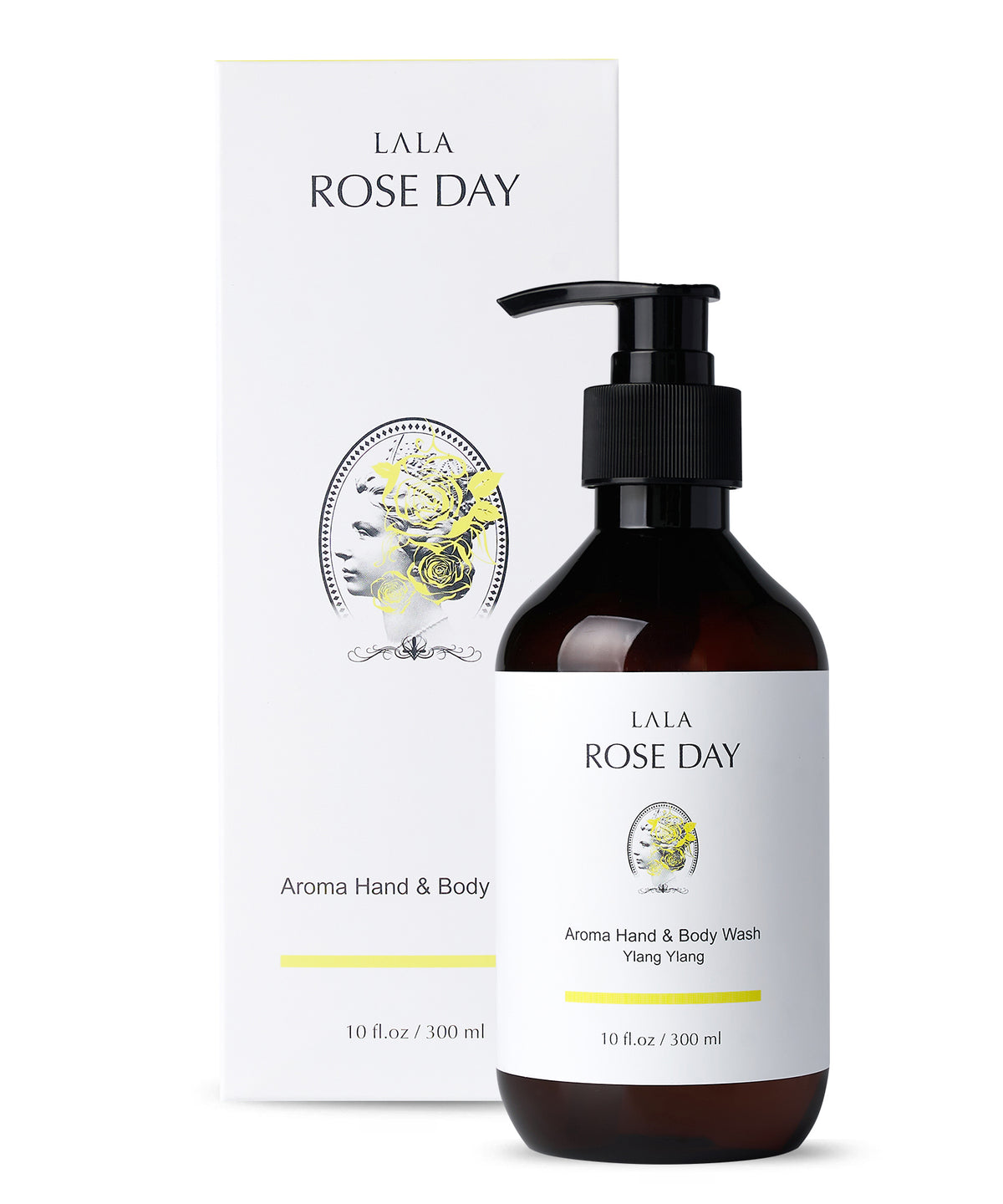 piyonna Lalaroseday Aroma Hand and Body Wash Ylang Ylang 300ml Cheveux & Soins corps Soin du corps Gel douche