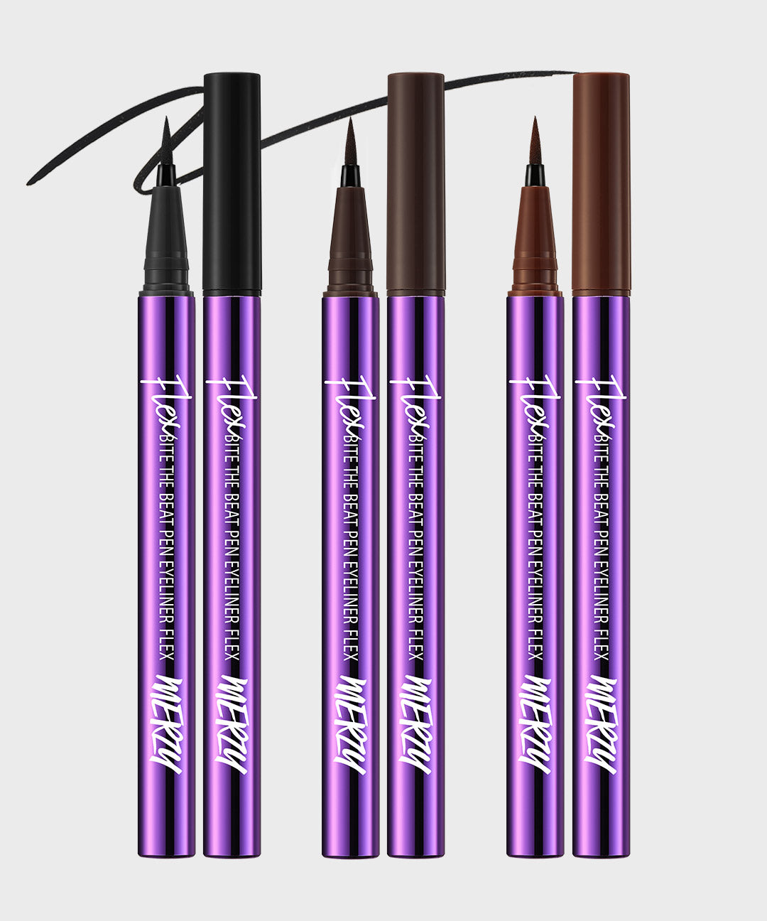 piyonna Bite The Beat Pen Eyeliner Flex (3 Colors) Makeup Eye Makeup Eyeliner