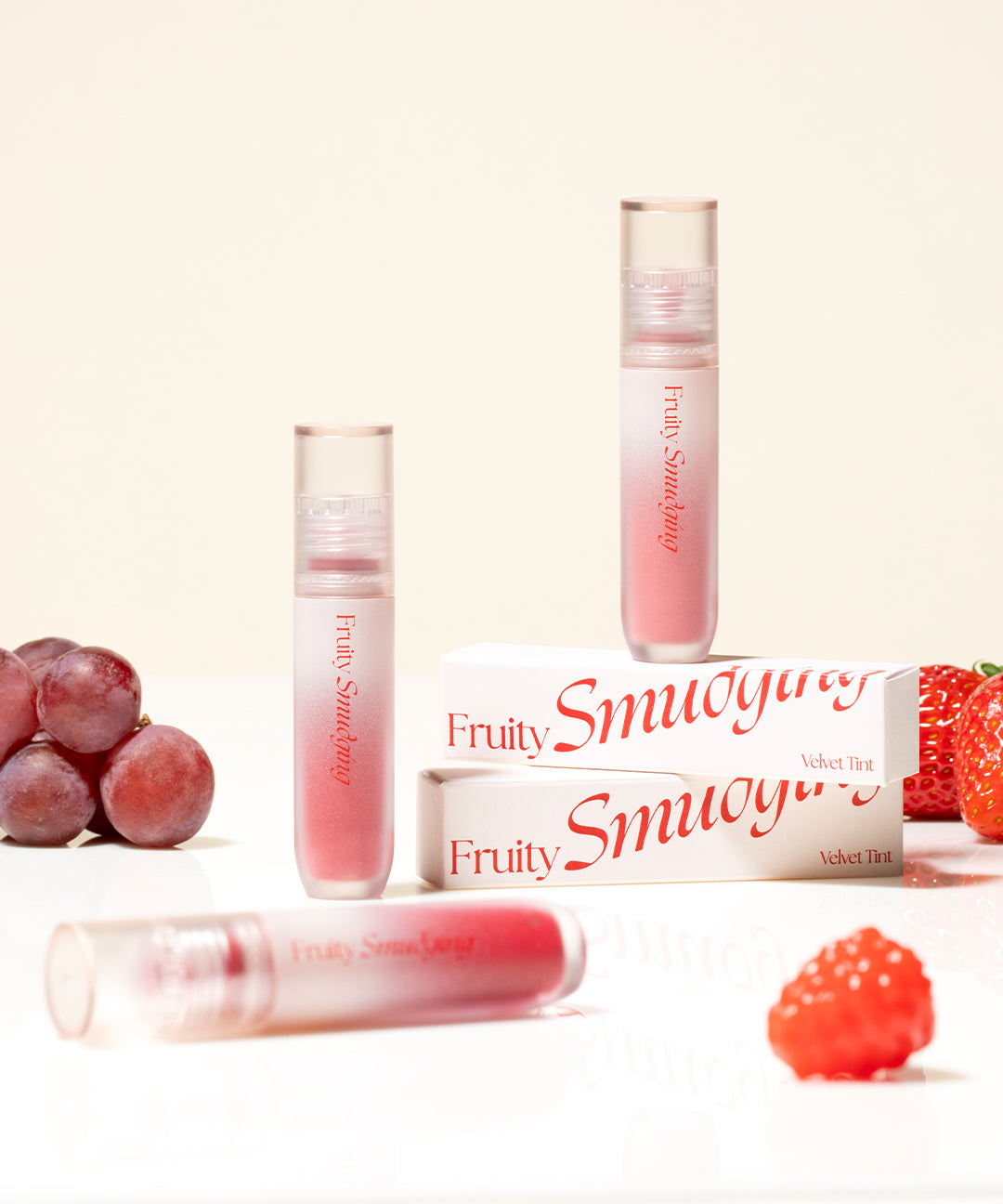 piyonna Fruity Smudging Velvet Tint Maquillage Lèvres Encre à lèvres