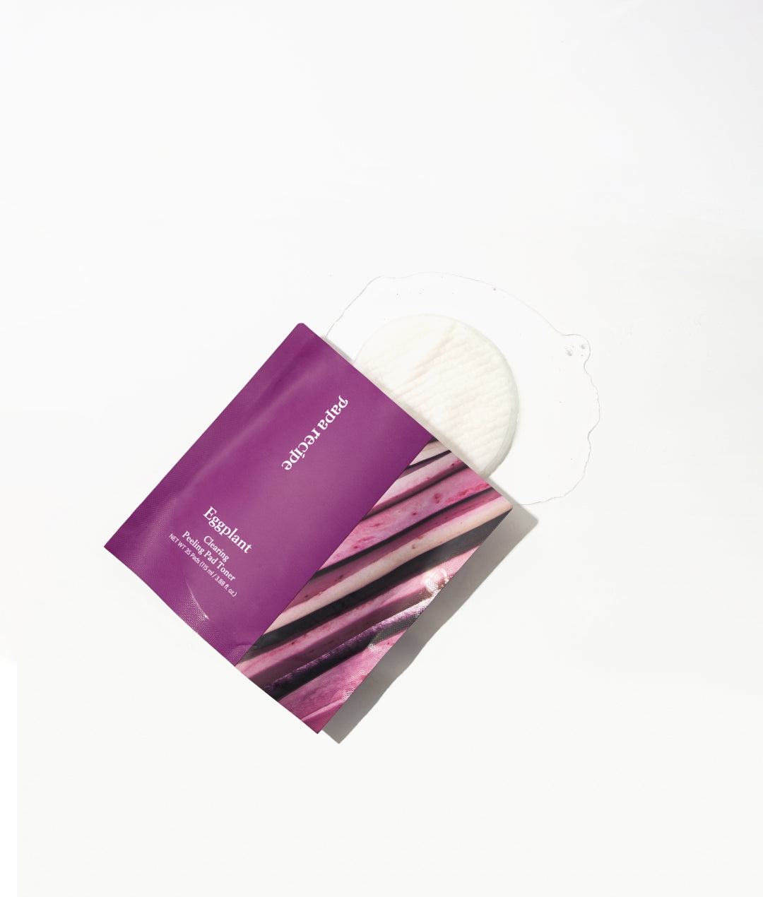 piyonna Eggplant Clearing Peeling Pad Toner Refill 35pcs Soin de la peau Lotion tonique Pads tonifiants