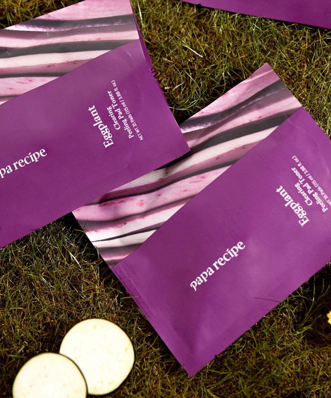 piyonna Eggplant Clearing Peeling Pad Toner Refill 35pcs Soin de la peau Lotion tonique Pads tonifiants