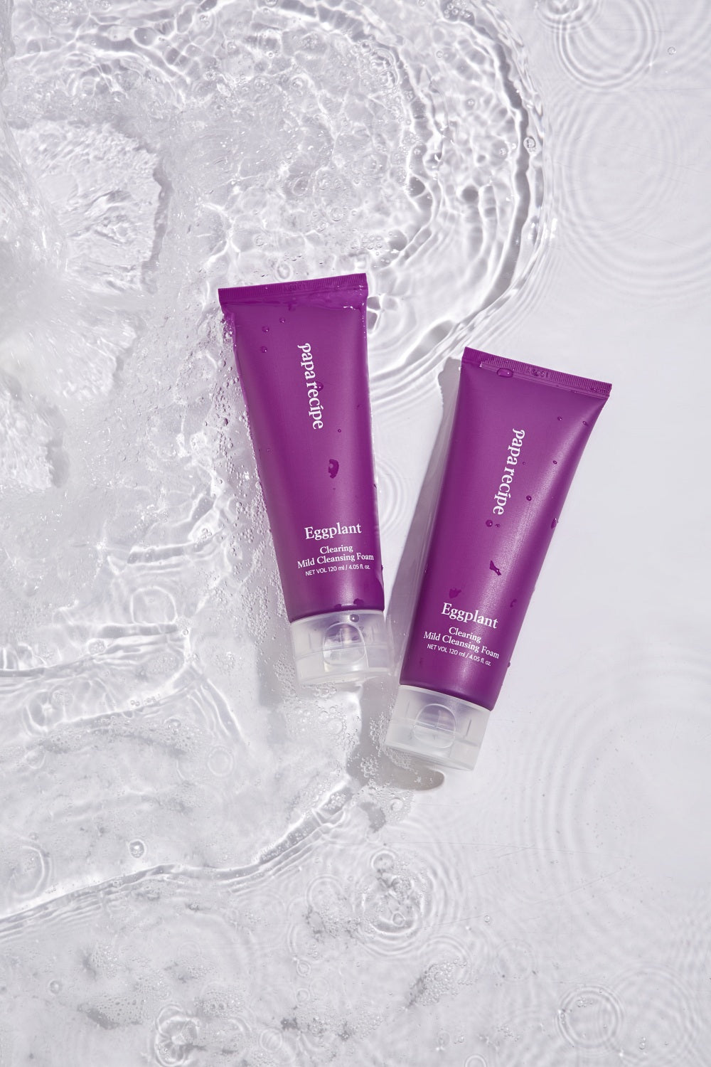 piyonna Eggplant Clearing Mild Cleansing Foam 120ml Soin de la peau Démaquillage Mousse & Gel nettoyant
