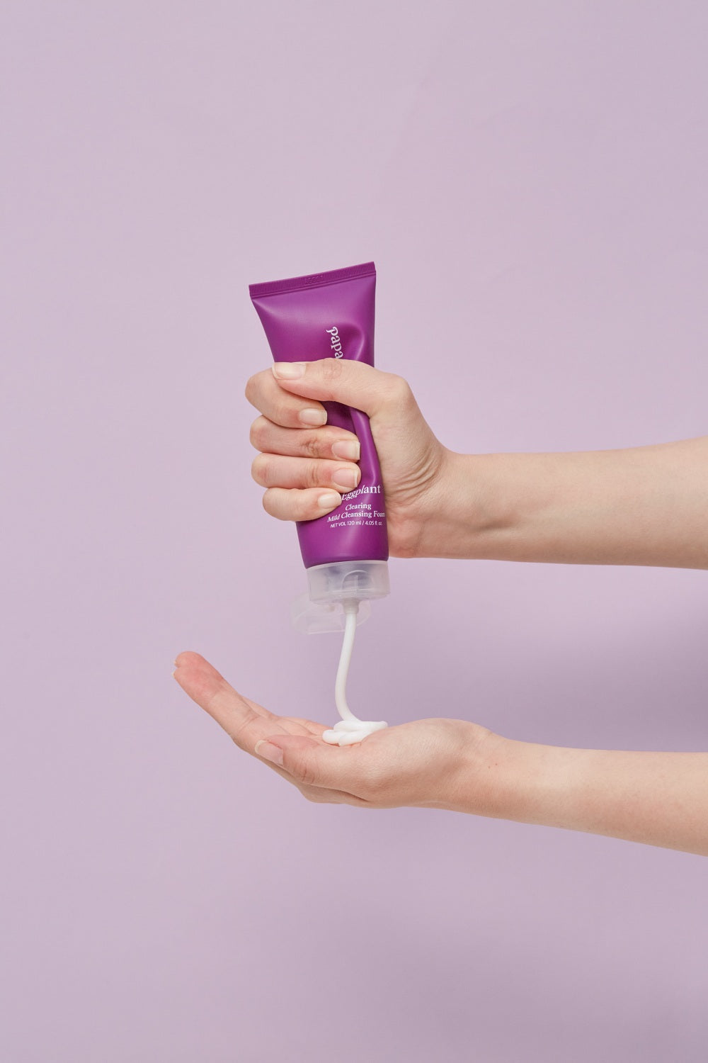 piyonna Eggplant Clearing Mild Cleansing Foam 120ml Soin de la peau Démaquillage Mousse & Gel nettoyant