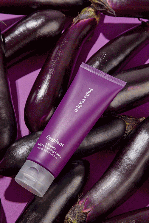 piyonna Eggplant Clearing Mild Cleansing Foam 120ml Soin de la peau Démaquillage Mousse & Gel nettoyant