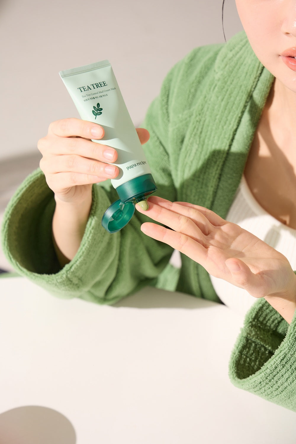 piyonna Tea Tree Control Mud Cream Mask 100ml Soin de la peau Masque Masque à rincer