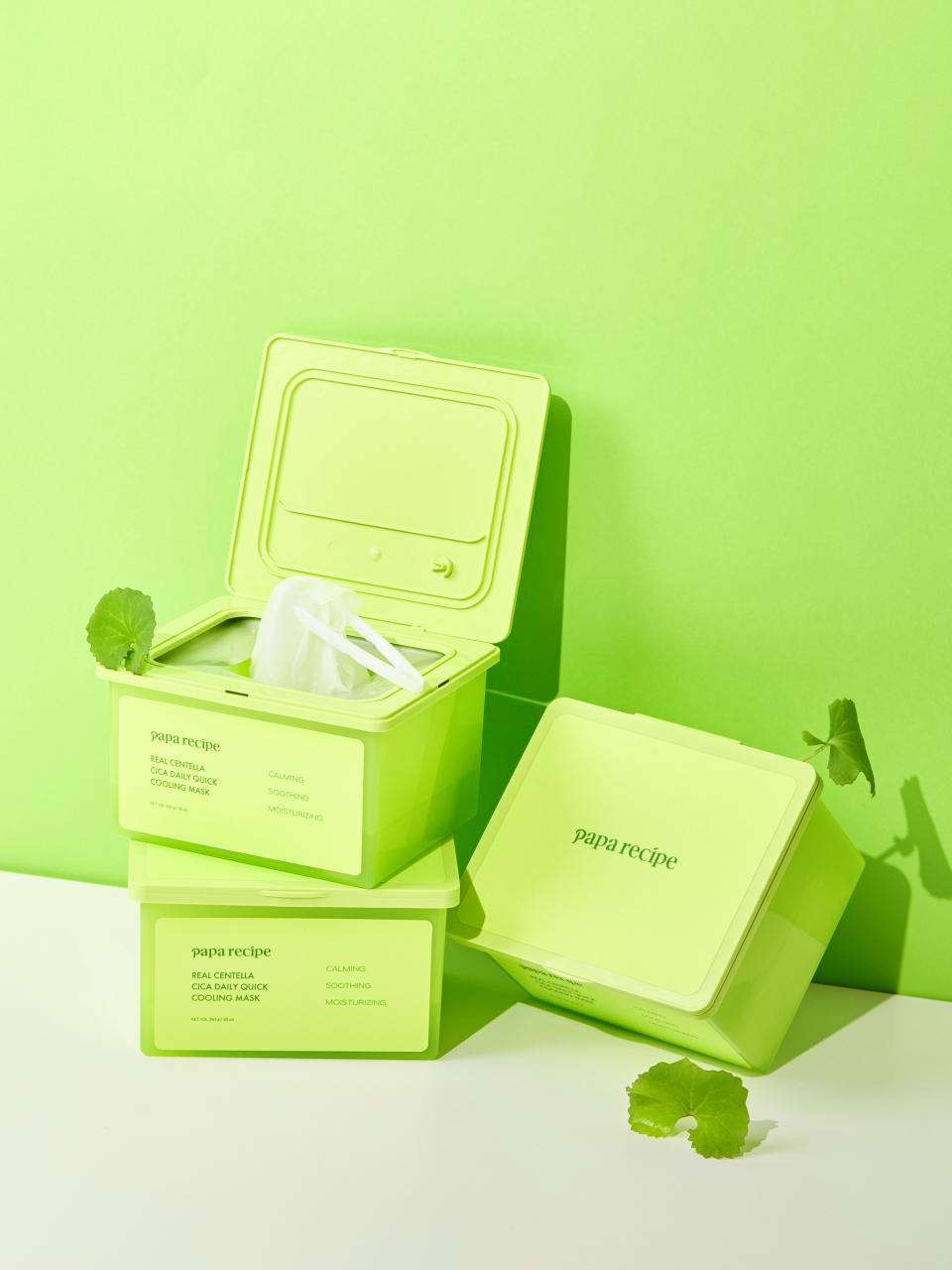piyonna Real Centella Cica Daily Quick Cooling Mask 30pcs Soin de la peau Masque Masque visage