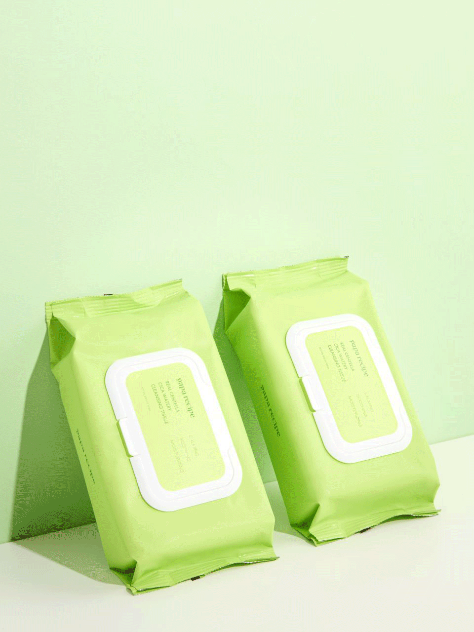 piyonna Real Centella Cica Watery Cleansing Tissue 100pcs Soin de la peau Démaquillage Lingette & Pad démaquillant