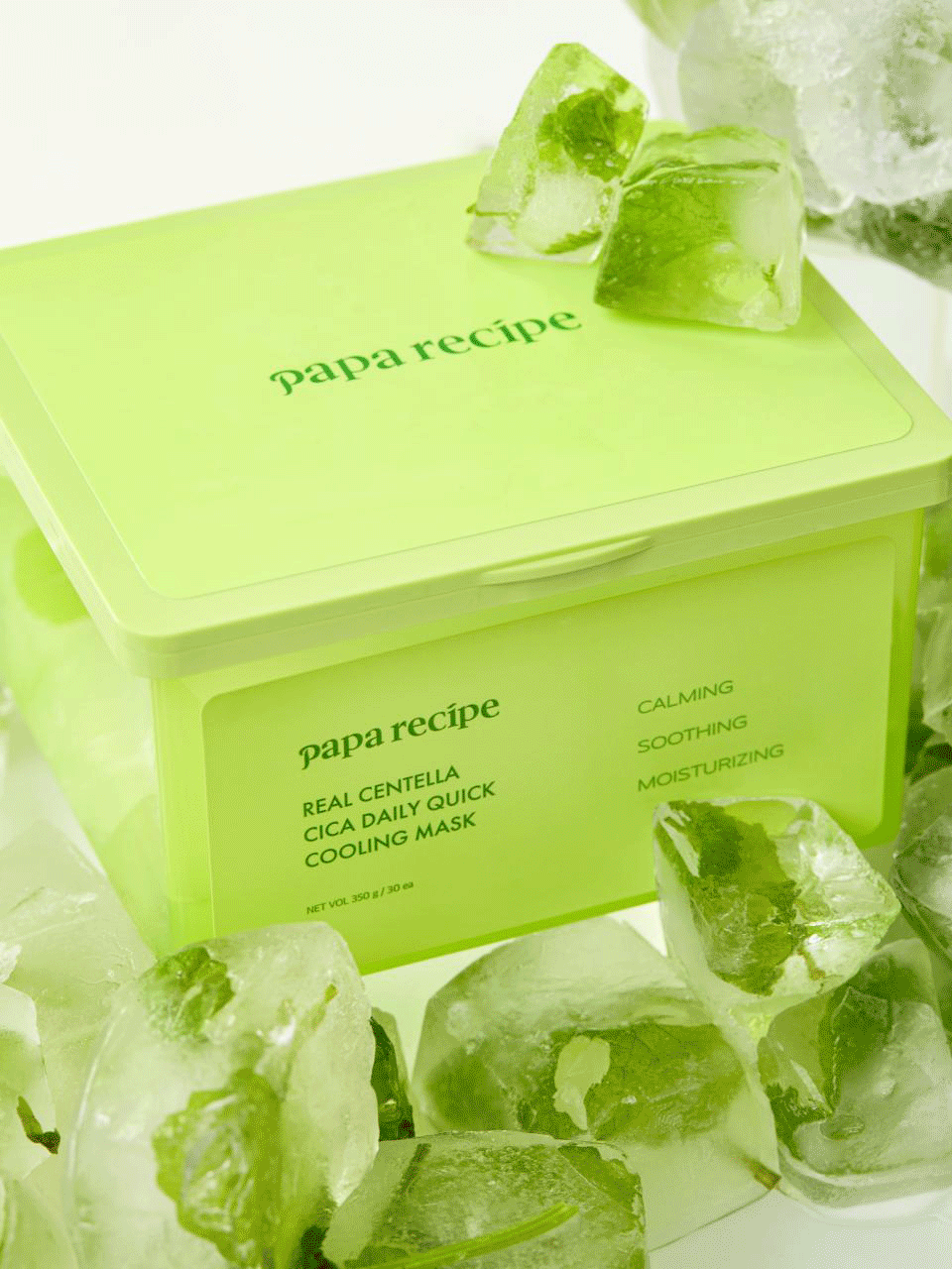 piyonna Real Centella Cica Daily Quick Cooling Mask 30pcs Soin de la peau Masque Masque visage