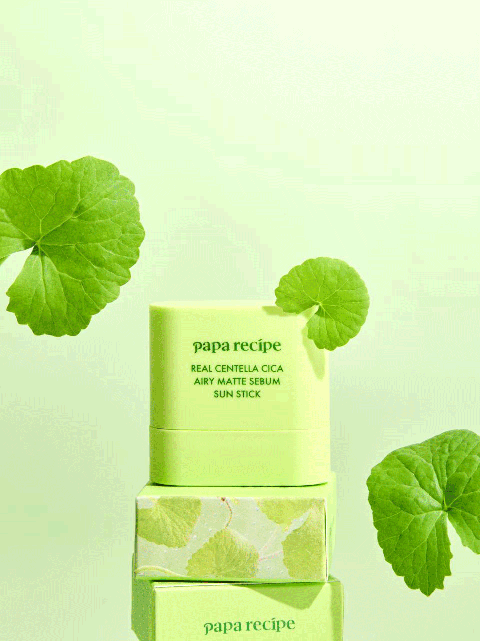 piyonna Real Centella Cica Airy Matte Sebum Sun Stick 10g Soin de la peau Solaire Stick solaire