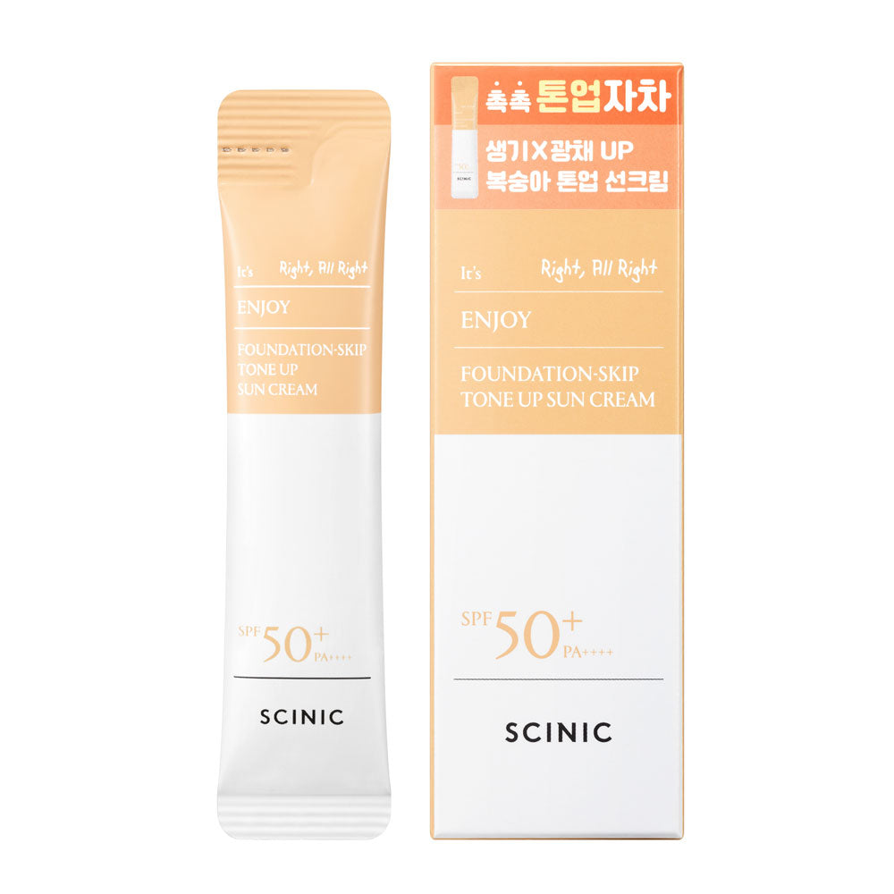 piyonna Scinic Enjoy Fade Skip Tone-Up Sun Cream 2g Solaire Crème solaire