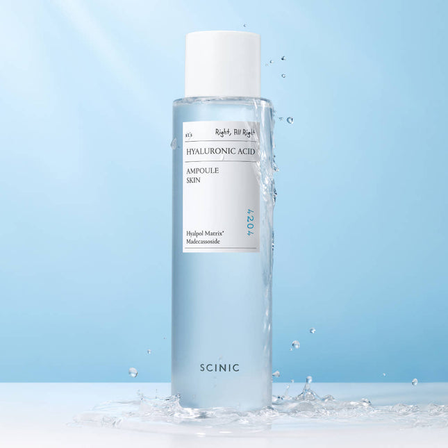 piyonna Scinic Hyaluronic Acid Ampoule Skin Toner 300ml Soins visage Toner Lotion tonique