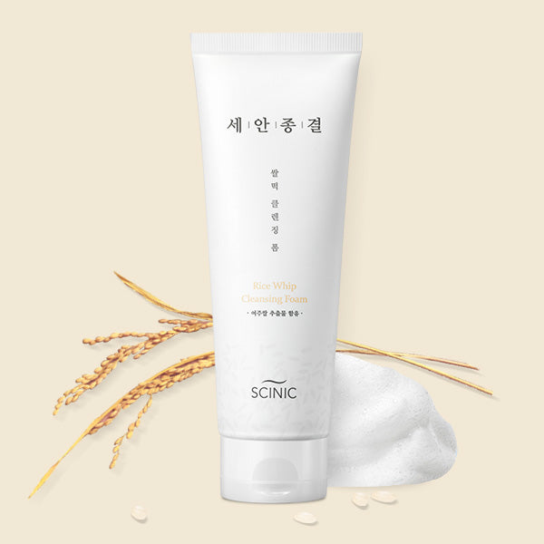 piyonna Scinic Rice Cake Cleansing Foam 220ml Soins visage Démaquillage Mousse nettoyante