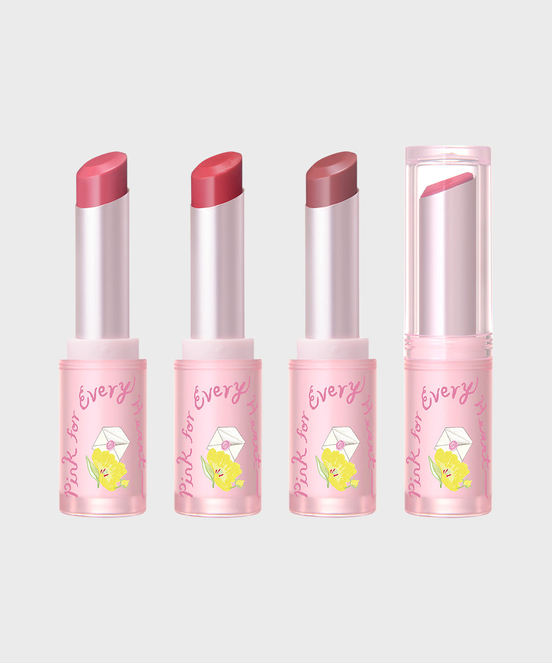 piyonna Pink For Every Heart Edition Careglow Lip Balm Maquillage Lèvres Soin & Baume à lèvres