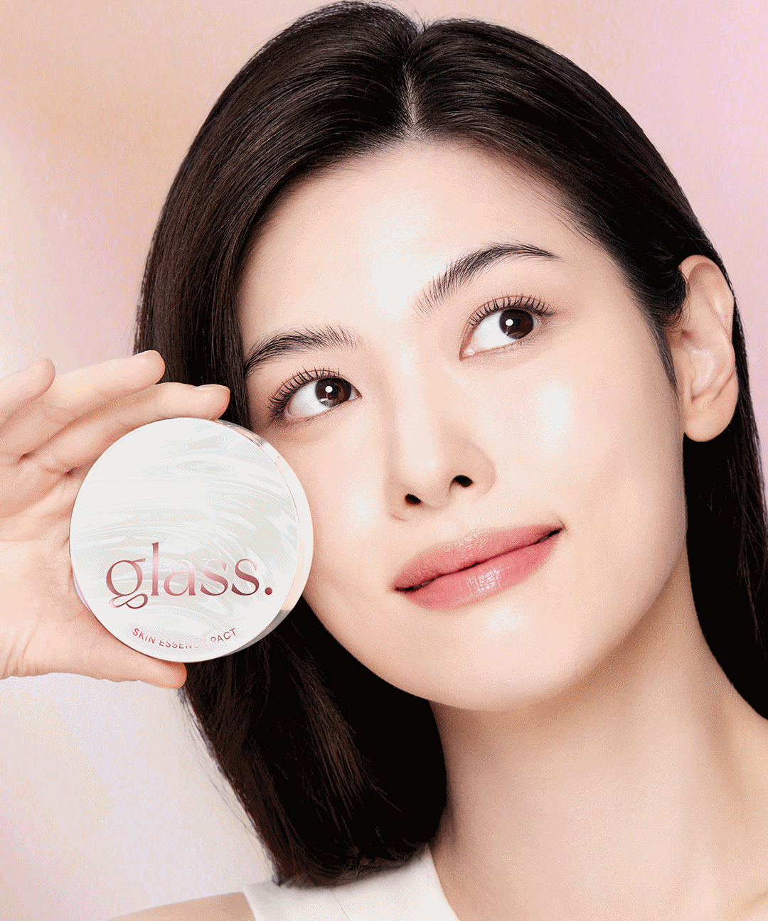 piyonna Glass Skin Essence Pact Soft Pearl Glow Edition with Refill Maquillage Teint Cushion