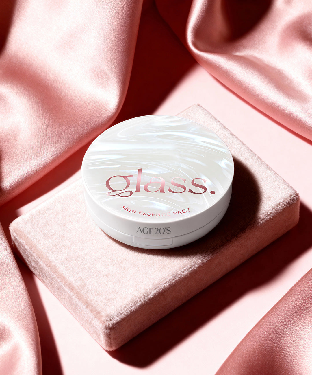 piyonna Glass Skin Essence Pact Soft Pearl Glow Edition with Refill Maquillage Teint Cushion