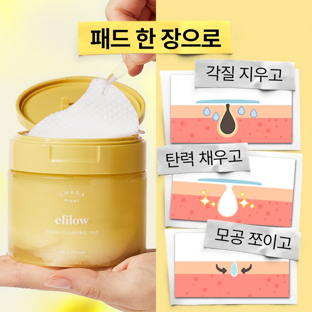 piyonna Pore Clear Gyeol Toner Pad Refill 70 sheets Face Care Toner Toner Pad
