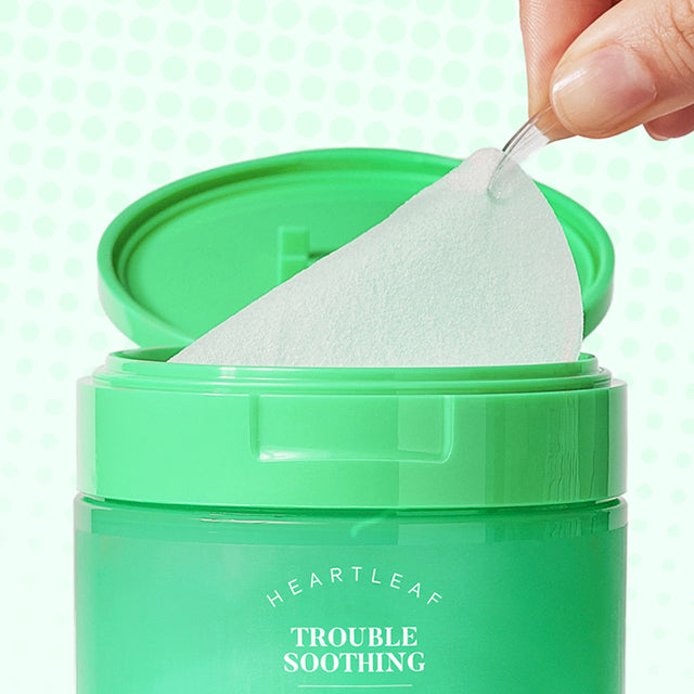 piyonna Eoseongcho Madecassoside Trouble Soothing Toner Pad 100 sheets Soins visage Toner Pads tonifiants