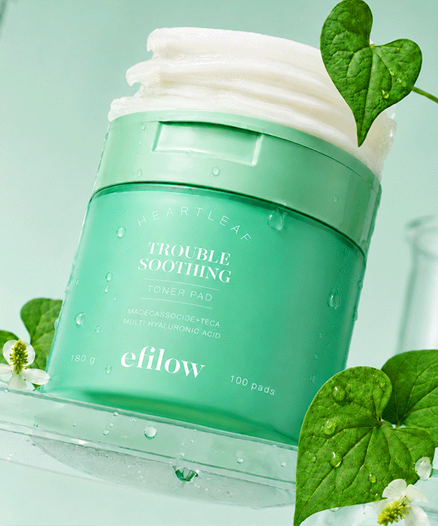 piyonna Eoseongcho Madecassoside Trouble Soothing Toner Pad 100 sheets Soins visage Toner Pads tonifiants