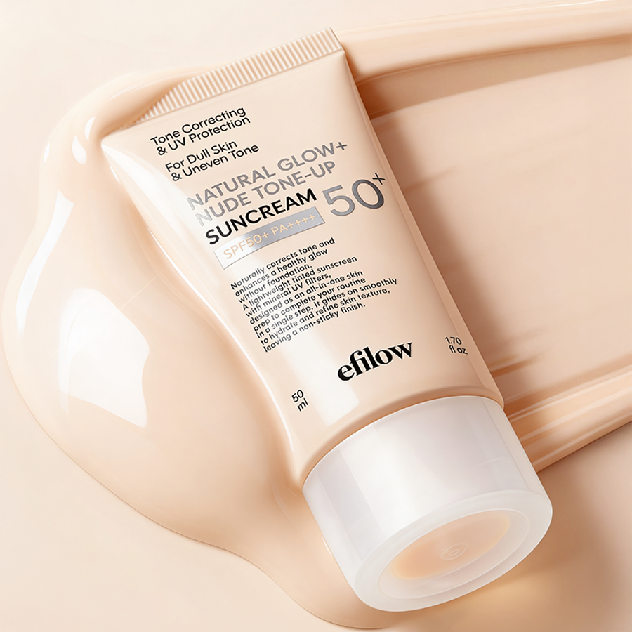 piyonna Natural Glow Nude Tone Up Foundation-Free Sun Cream 50ml SPF50+ PA++++ Solaire Crème solaire