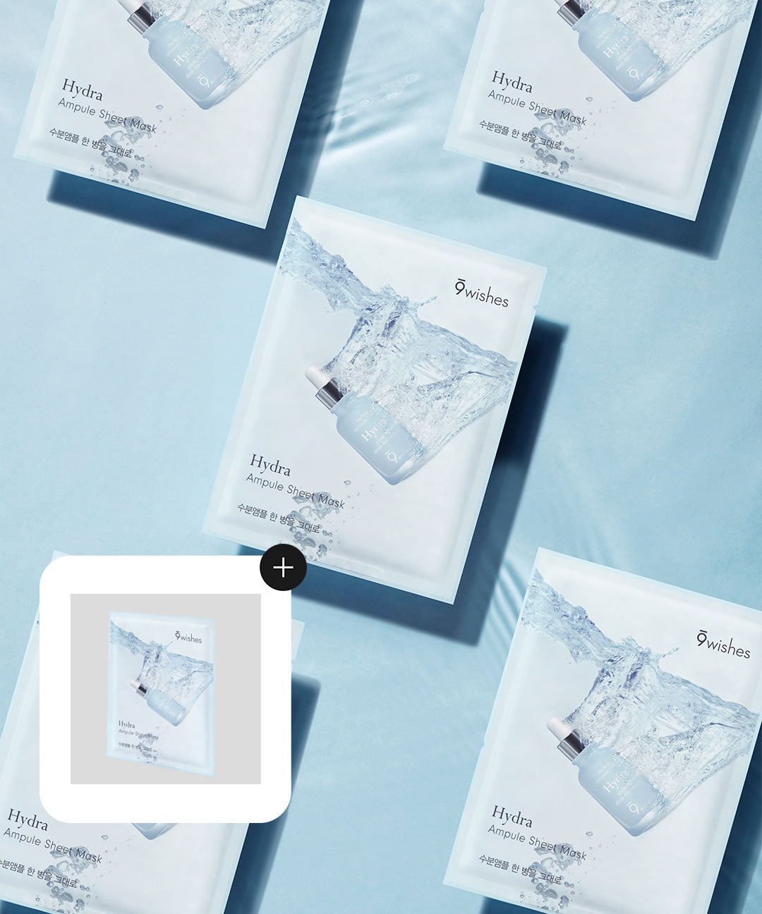 piyonna Hydra Ampoule Sheet Mask 5pcs Masque Masque visage