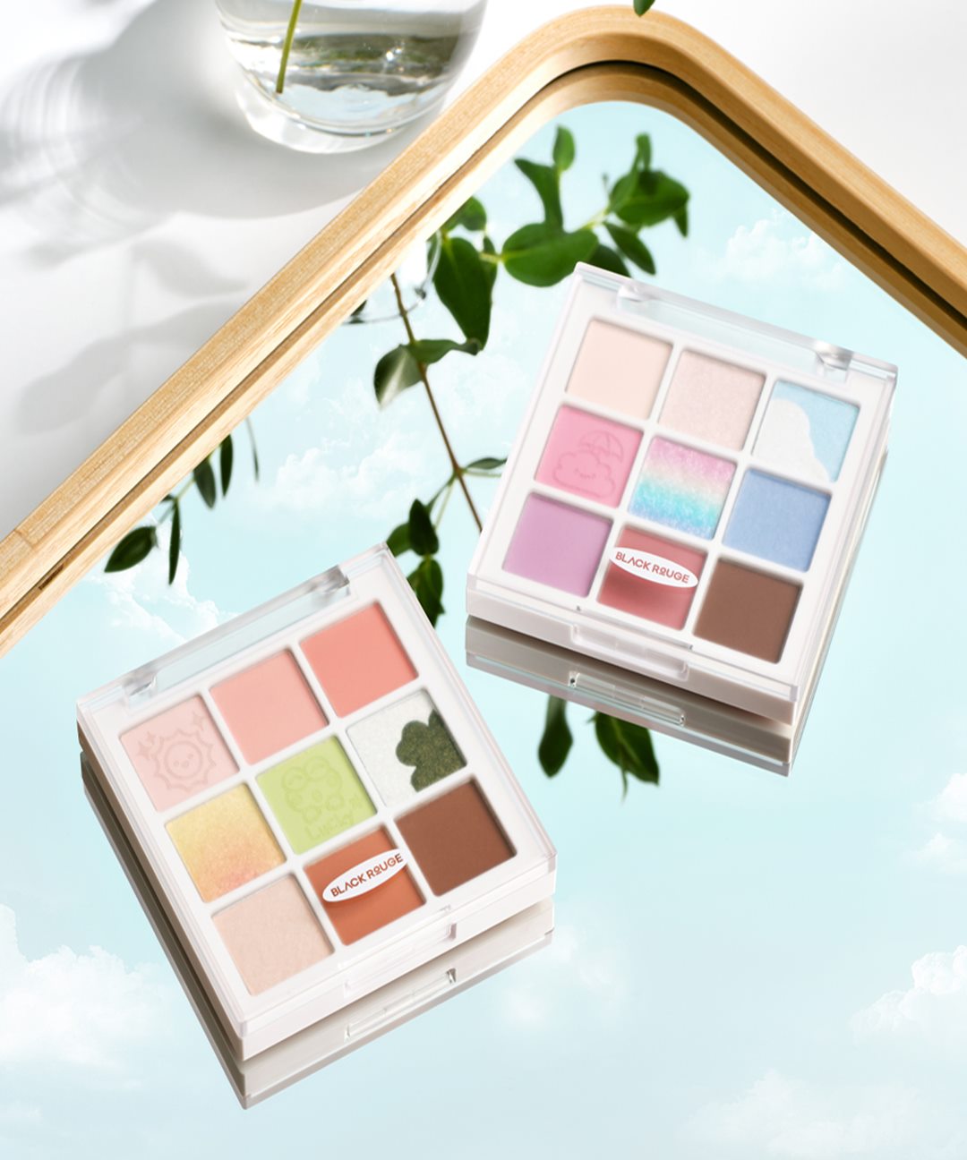piyonna Colordation Mood Palette 4 Color Maquillage Yeux Fard à paupières