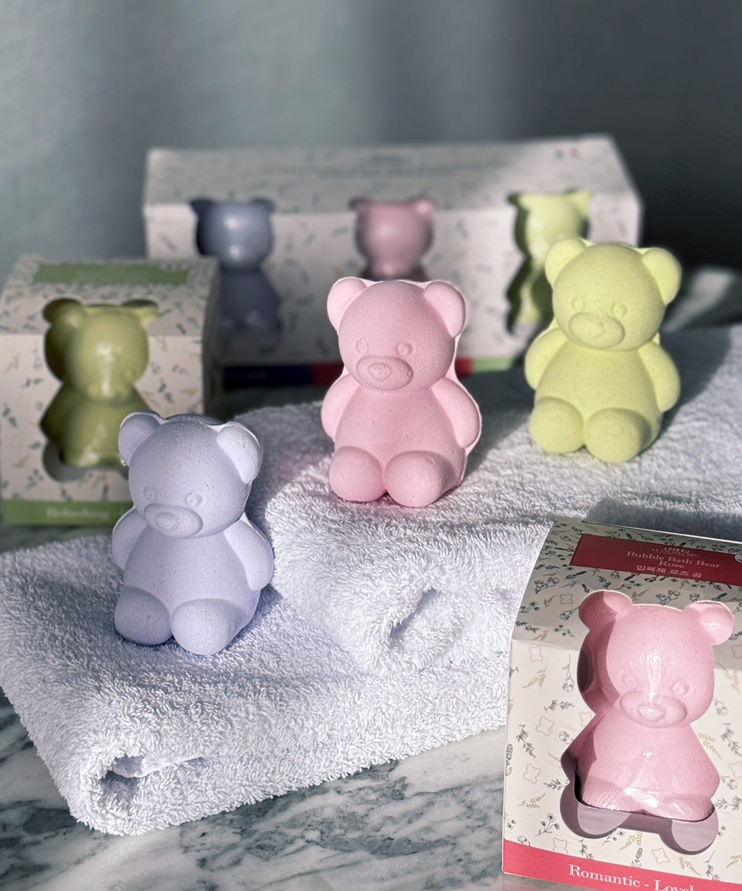 piyonna Carbonated Bubble Bear Bath Bomb 120g 3 Types Corps & Cheveux Soin du corps Produit de bain