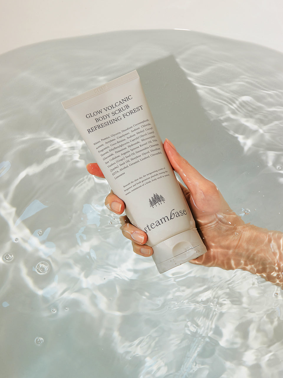 piyonna Glow Volcanic Body Scrub 200ml (Refreshing Forest) Face Care Cleanser Exfoliator