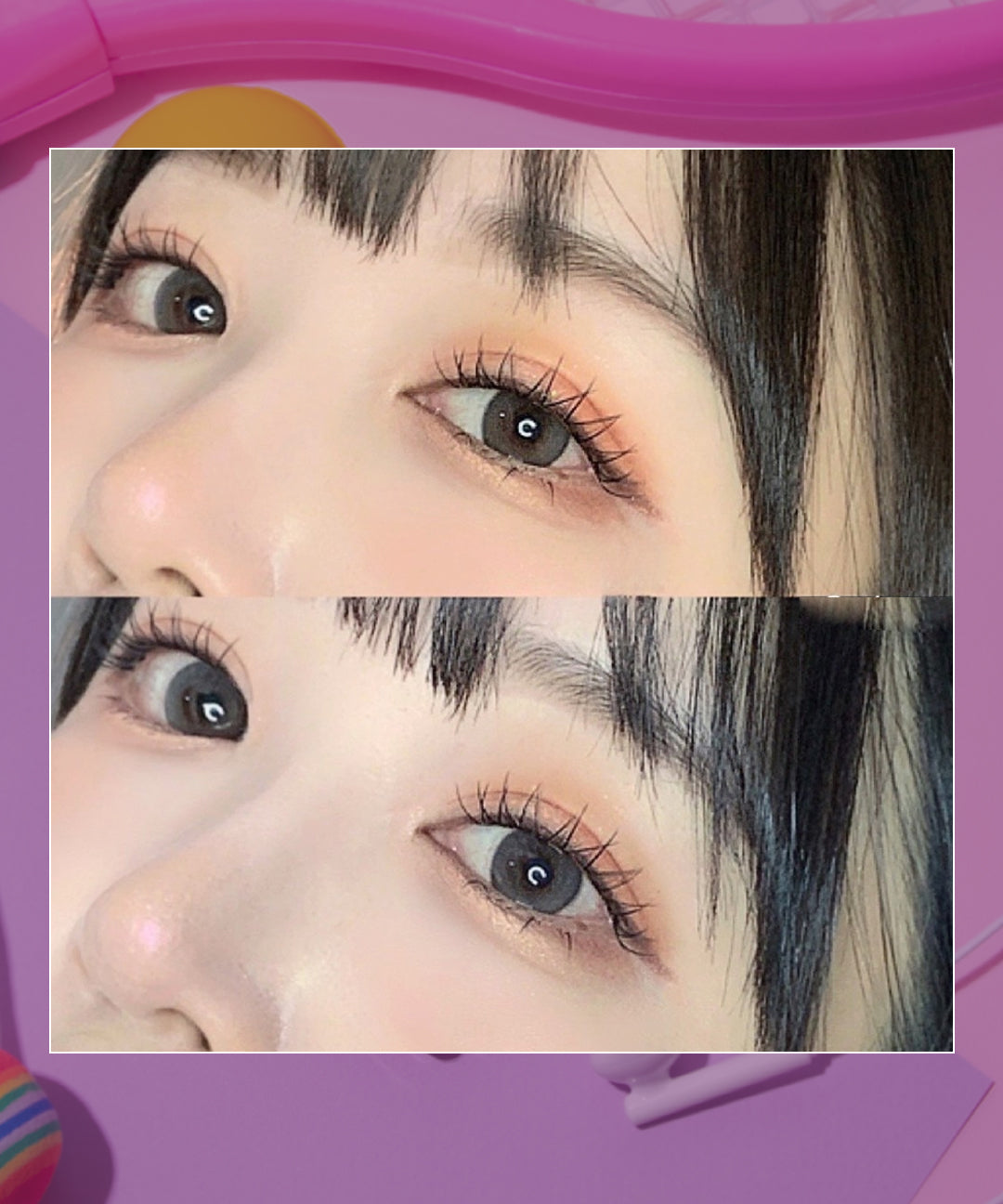 piyonna Toktokhara Check Eyelashes 100pcs Makeup Beauty Tools False Lashes