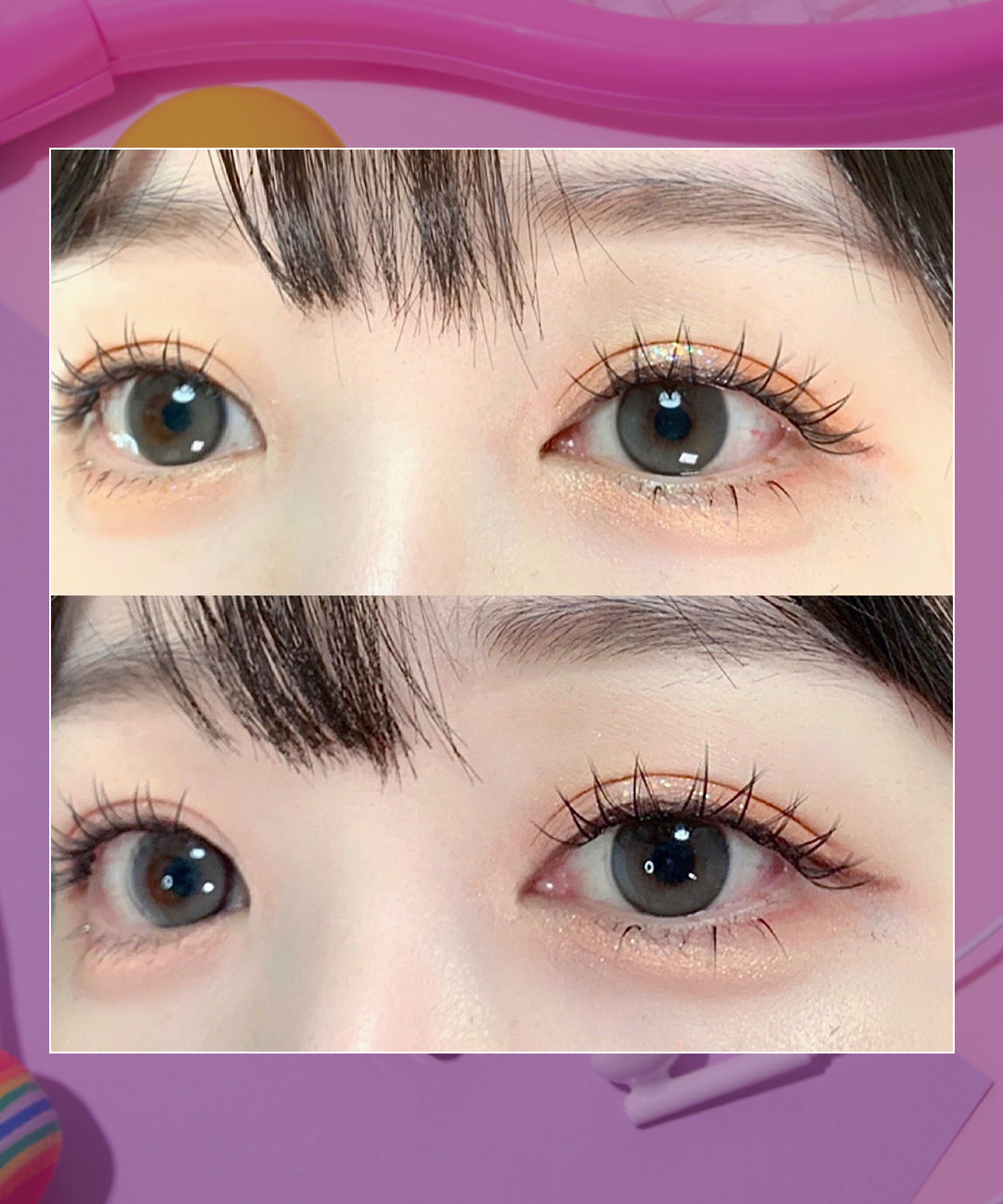 piyonna Toktokhara Check Eyelashes 100pcs Makeup Beauty Tools False Lashes