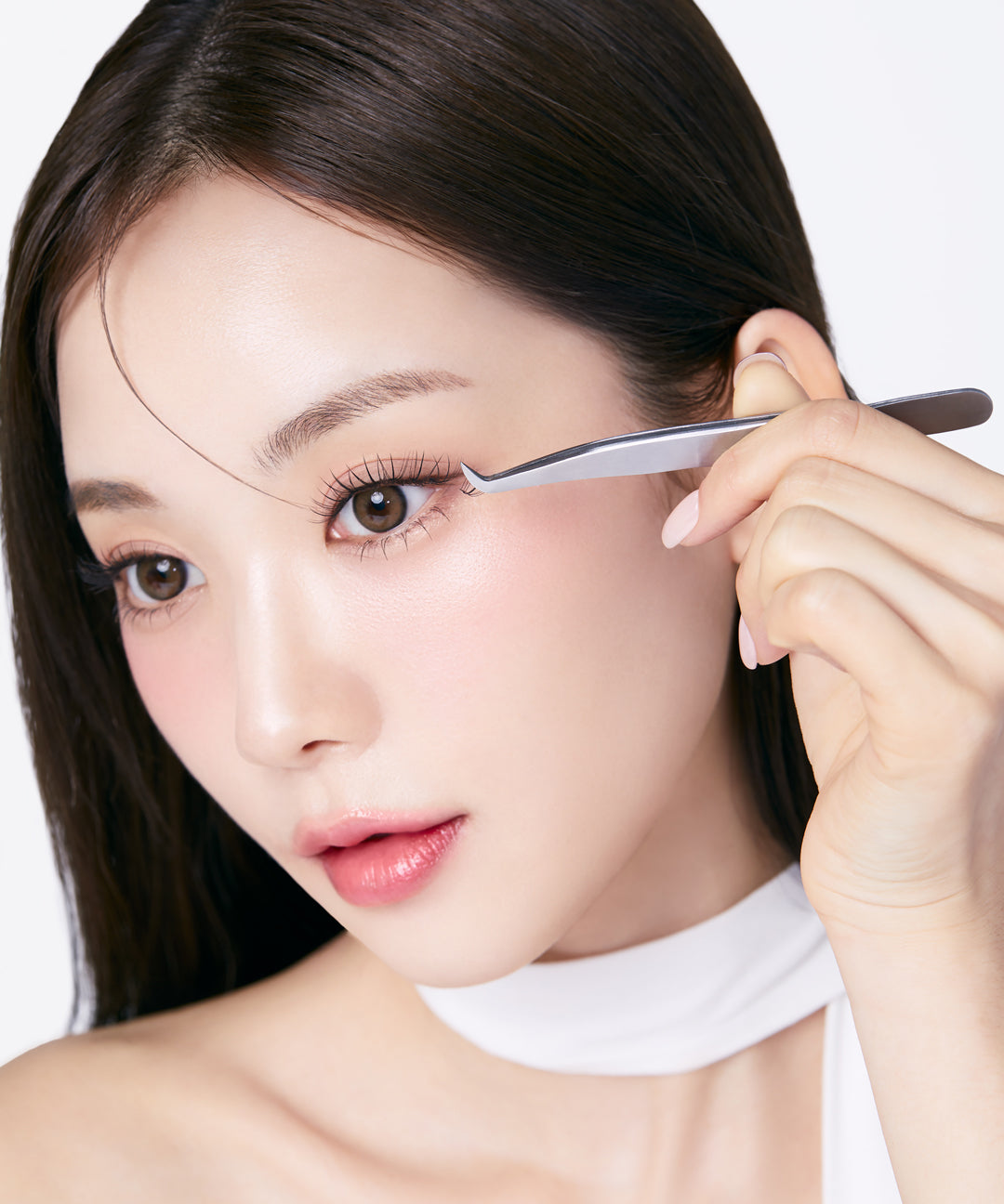 piyonna Toktokhara W Eyelashes 100pcs Makeup Beauty Tools False Lashes