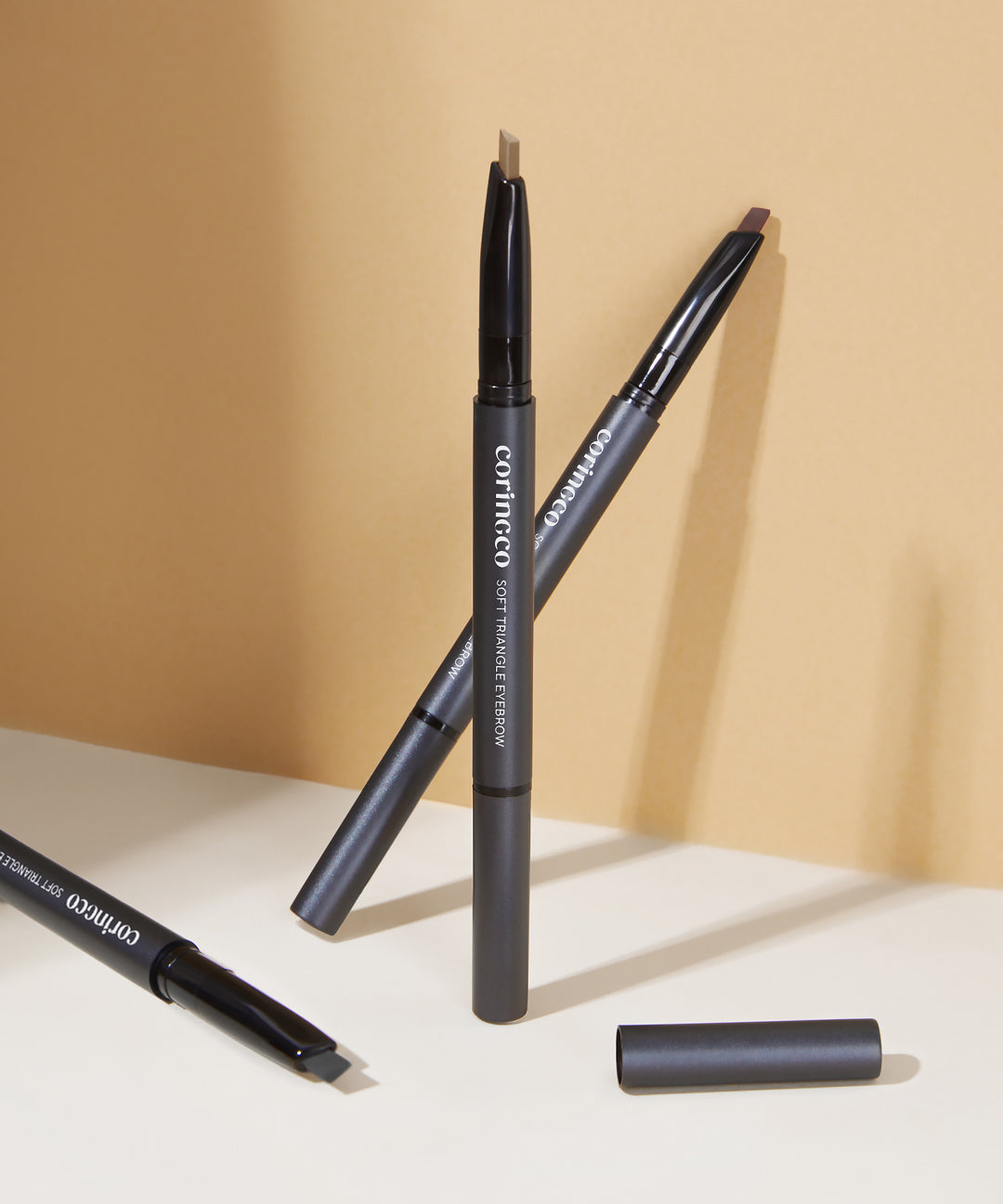 piyonna Soft Triangle Eyebrow 3 Types Maquillage Yeux Sourcils
